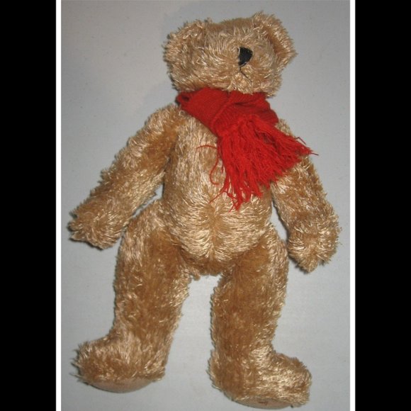 Vintage "Tip Top Tailors" Christmas Teddy Bear 15" - Picture 2 of 3